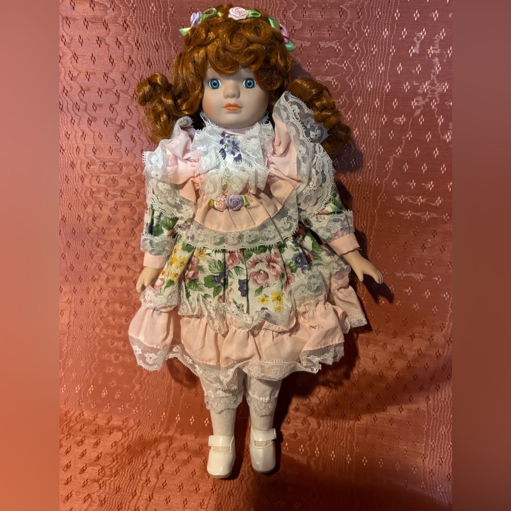 Floral Pink Lace Kids Dress